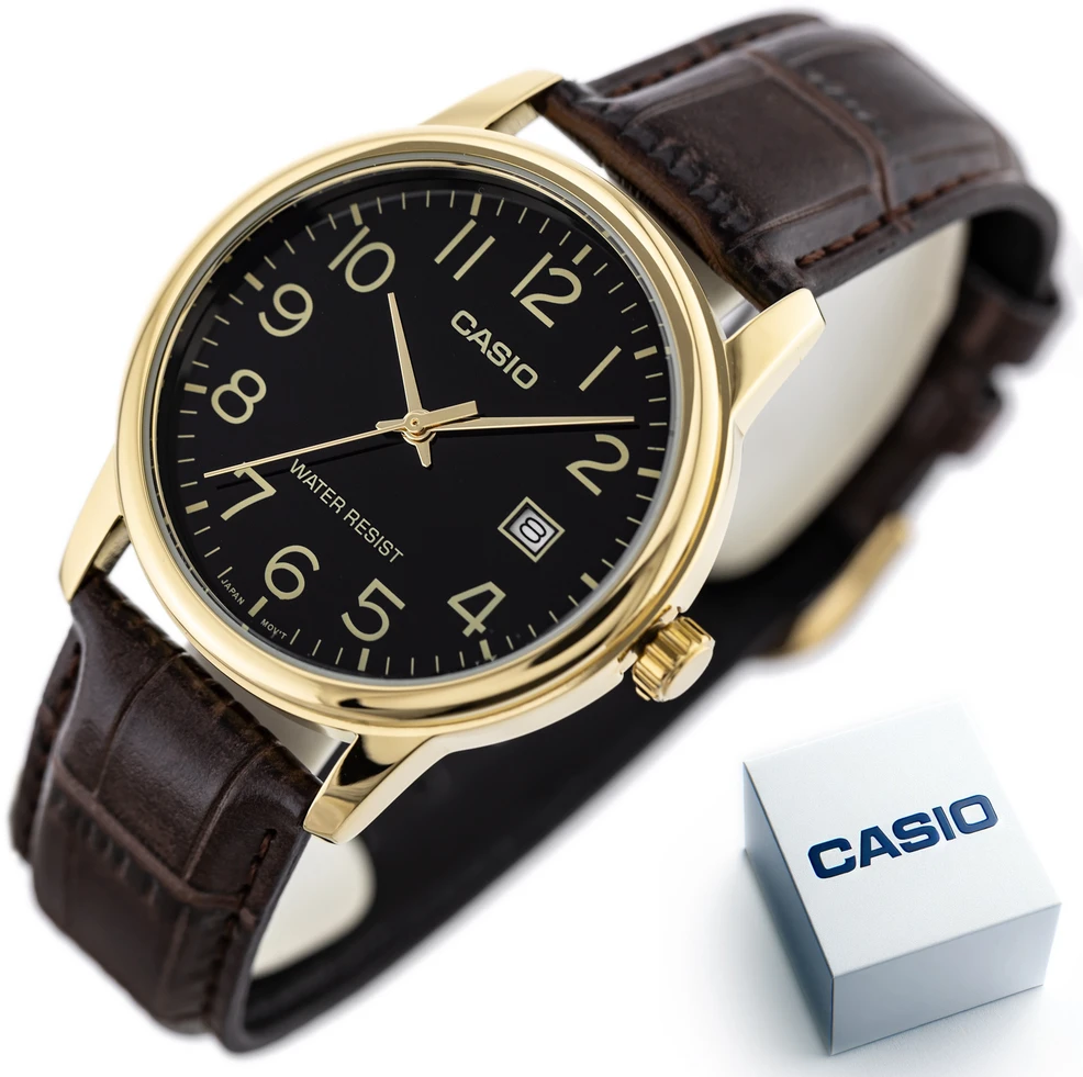 Laikrodis vyrams CASIO MTP-V002GL-1B + dėžutė