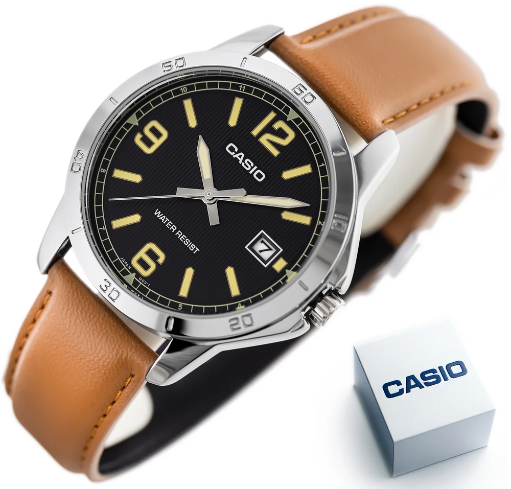 Vyriškas laikrodis CASIO MTP-V004L-1B2 + BOX