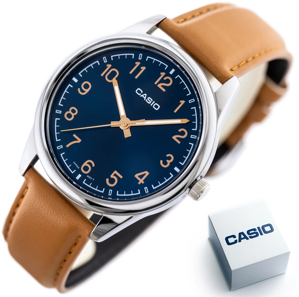CASIO VYRIŠKAS LAIKRODIS MTP-V005L-2B4 (zd066i) + DĖŽUTĖ