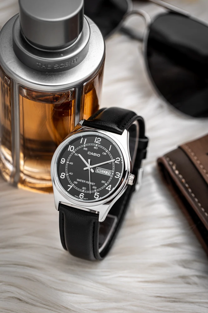Vyriškas laikrodis CASIO MTP-V006L-1B2 (zd210c) + BOX