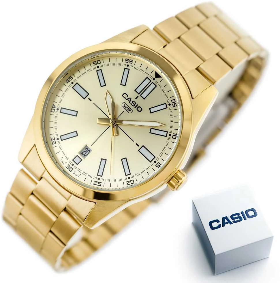 Laikrodis CASIO MEN'S WATCH MTP-VD02G-9EUDF (zd217d) + BOX
