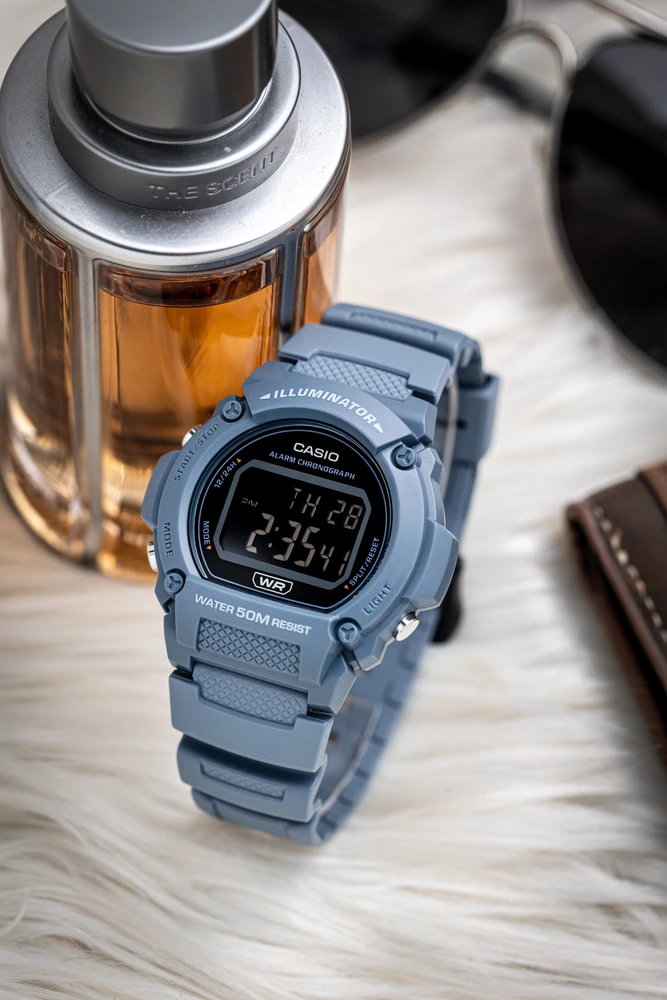Laikrodis CASIO MEN'S WATCH W-219HC-2BVDF + BOX
