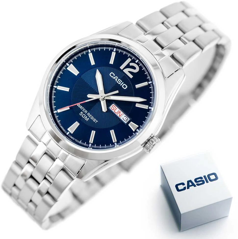 CASIO MTP-1335D 1AV VYRIŠKAS LAIKRODIS (zd026a) + DĖŽĖ