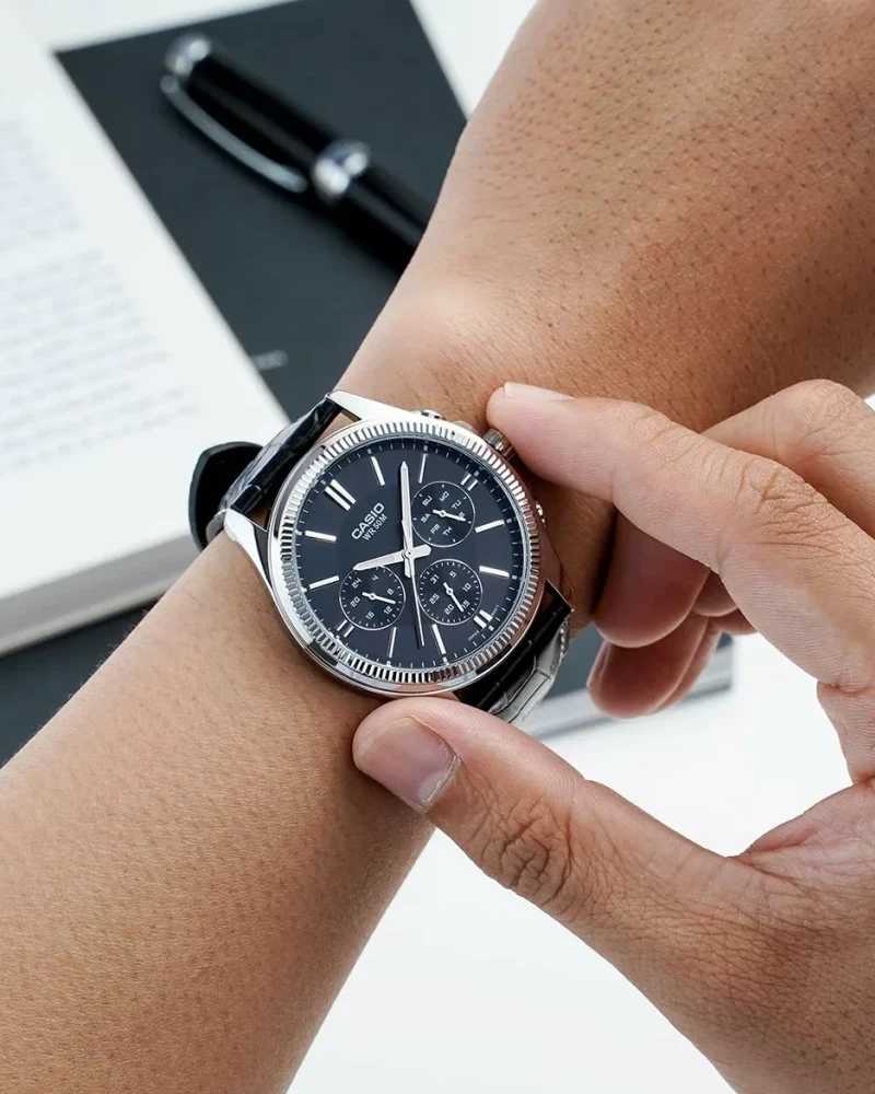 CASIO MTP-1375L 1A VYRIŠKAS LAIKRODIS (zd115b) + DĖŽUTĖ