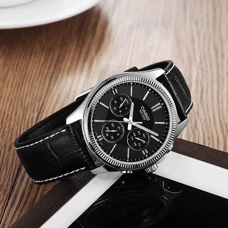 CASIO MTP-1375L 1A VYRIŠKAS LAIKRODIS (zd115b) + DĖŽUTĖ