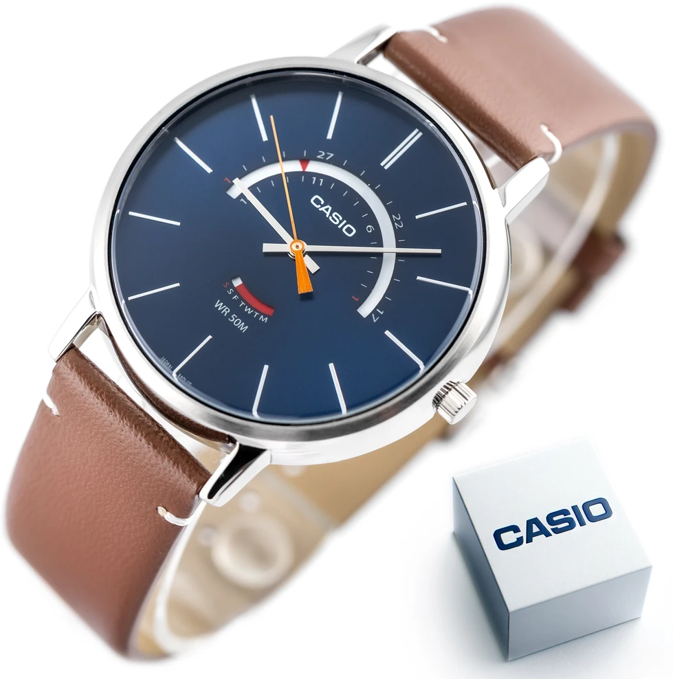 Laikrodis CASIO MTP-B105L-2AV MEN'S WATCH (zd181d) + BOX