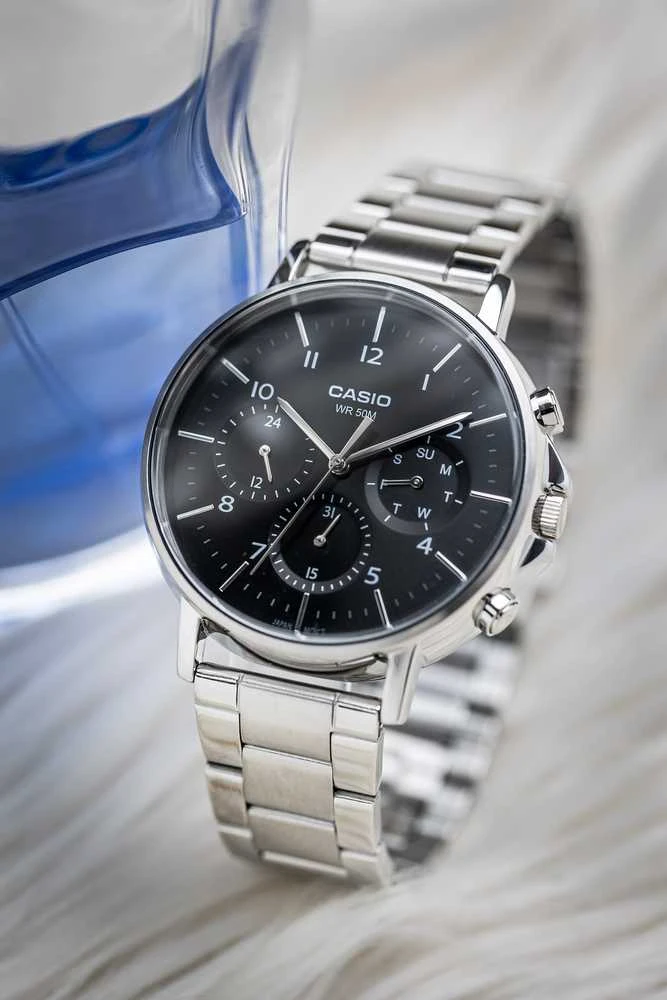 CASIO MTP-E321D-1A VYRIŠKAS LAIKRODIS (zd269a) + DĖŽUTĖ