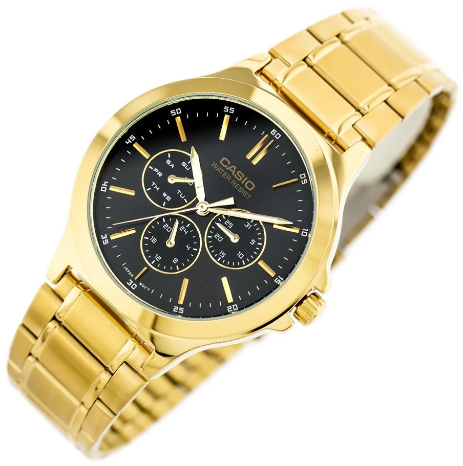 Laikrodis CASIO MTP-V300G 1A MEN'S WATCH (zd091b) + BOX