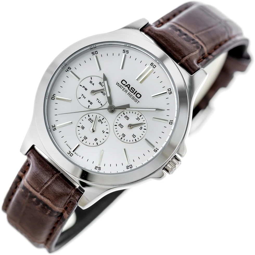 CASIO MTP-V300L-7A VYRIŠKAS LAIKRODIS (AE74B) + DĖŽUTĖ