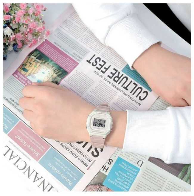 CASIO UNISEX LAIKRODIS W-218HC-4A2 + DĖŽUTĖ (zd208i)