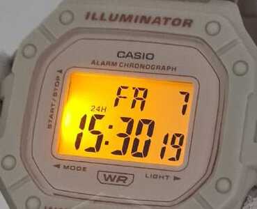 CASIO UNISEX LAIKRODIS W-218HC-4A2 + DĖŽUTĖ (zd208i)