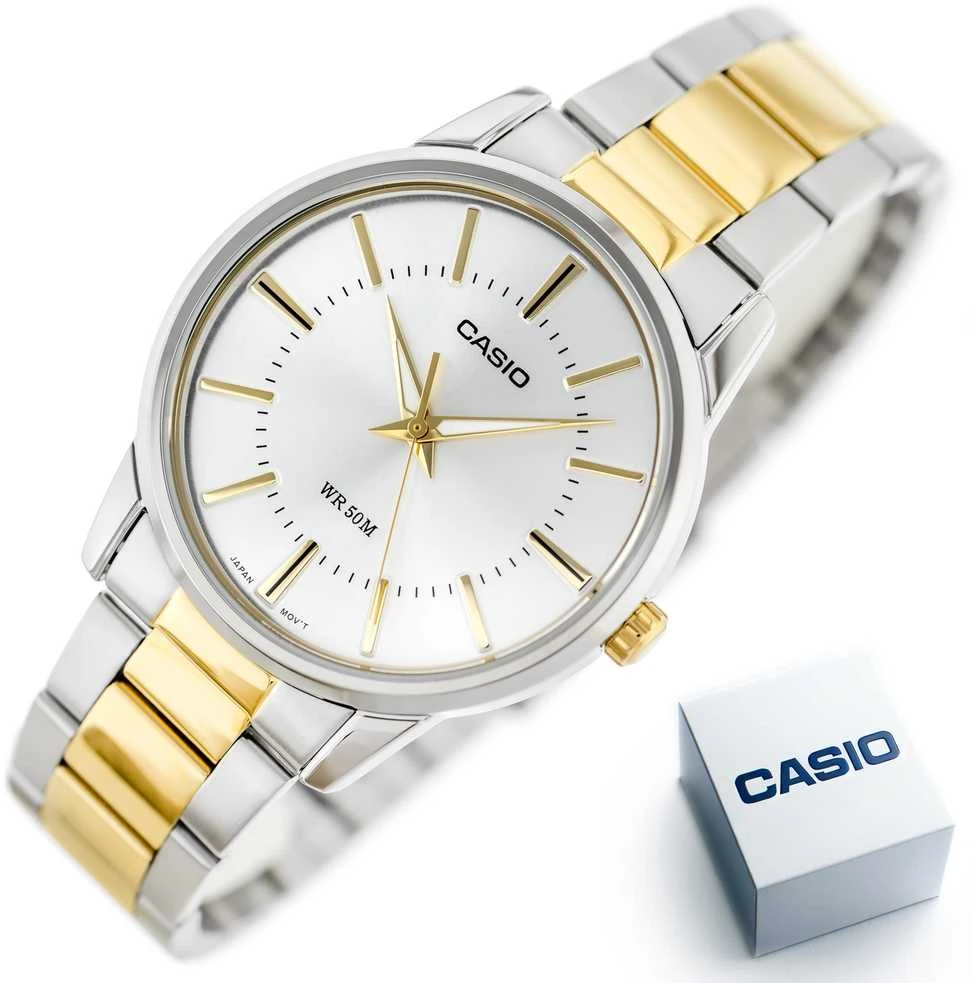 CASIO VYRIŠKAS LAIKRODIS MTP-1303SG-7A (zd195a) + DĖŽUTĖ