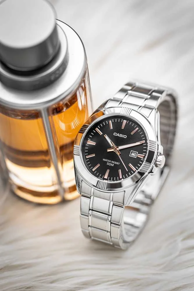CASIO VYRIŠKAS LAIKRODIS MTP-1308D-1A2 (zd177c) + DĖŽUTĖ