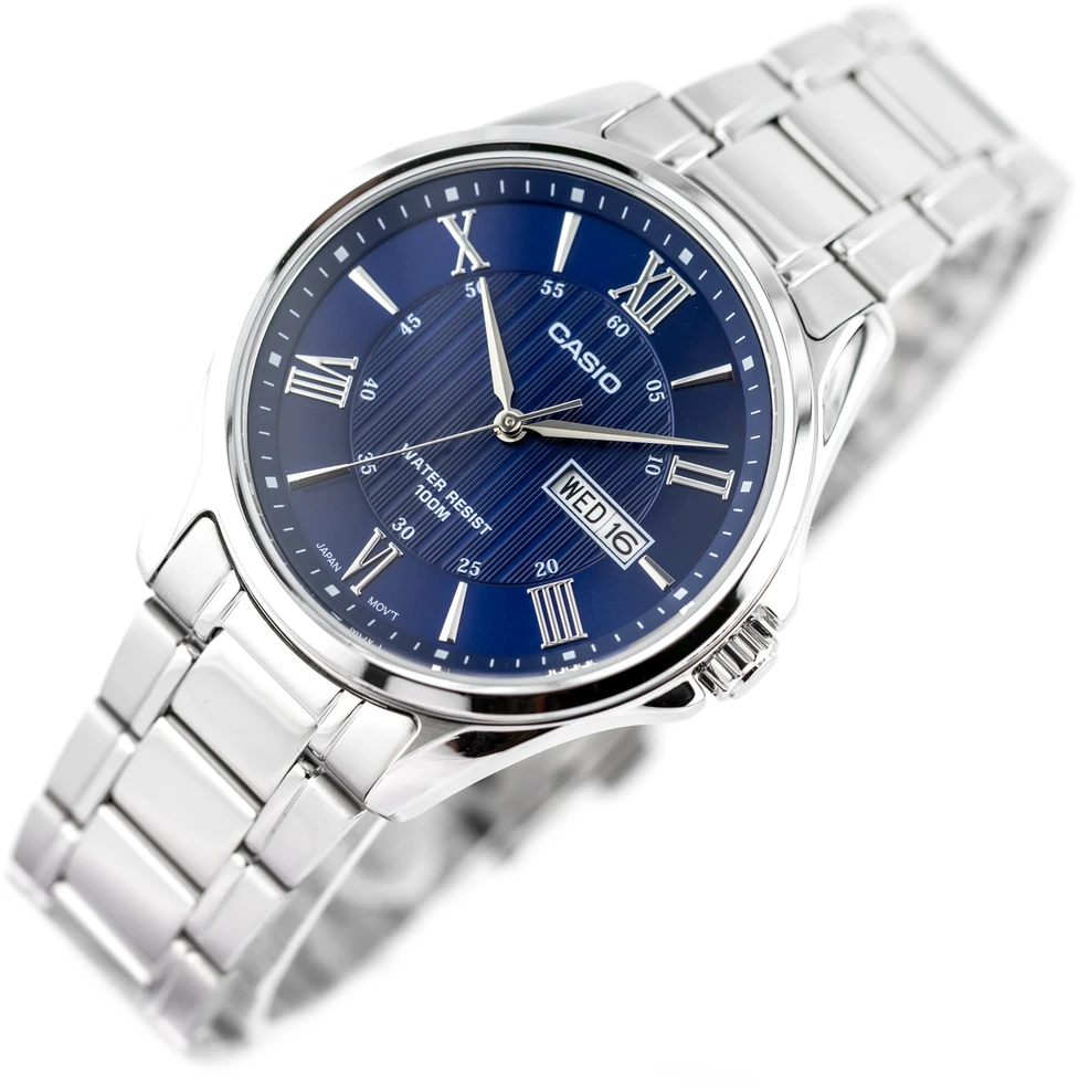 CASIO VYRIŠKAS LAIKRODIS MTP-1384D-2A + DĖŽUTĖ