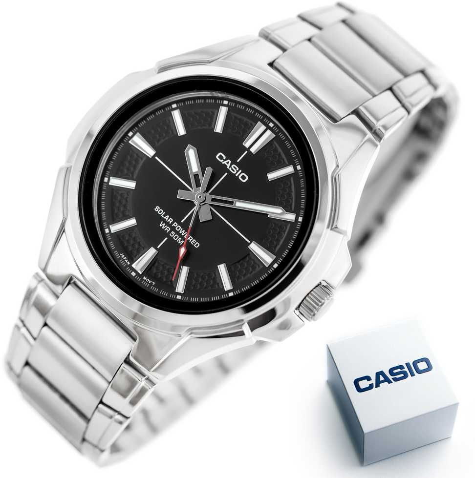 Casio Vyriškas laikrodis MTP-RS100D-1A + DĖŽUTĖ