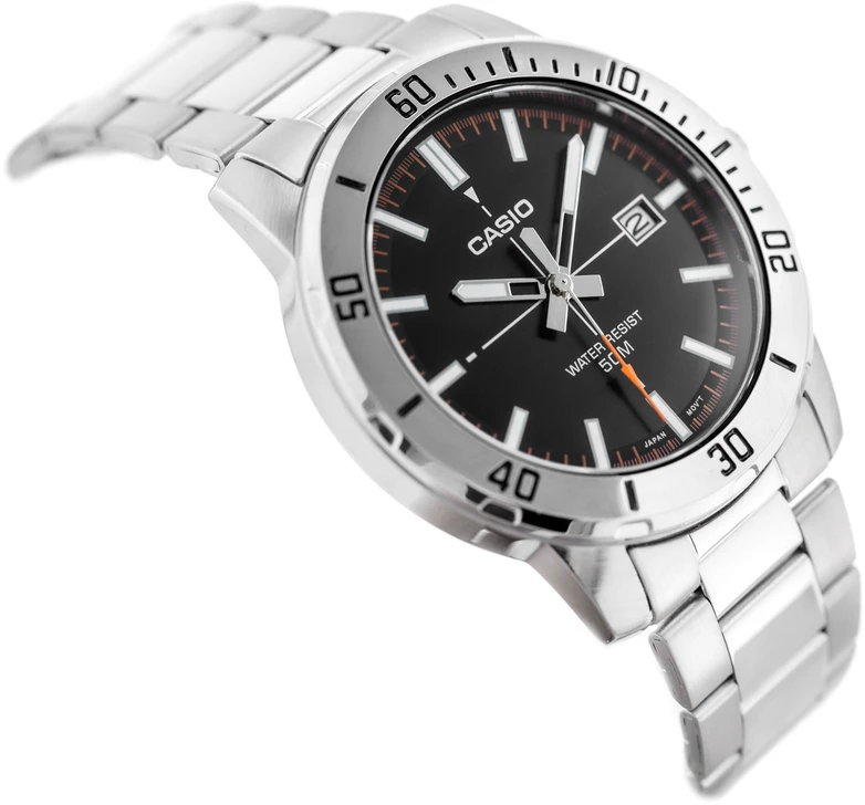 Casio Vyriškas laikrodis MTP-VD01D-1E2VUDF (zd185j) + DĖŽUTĖ