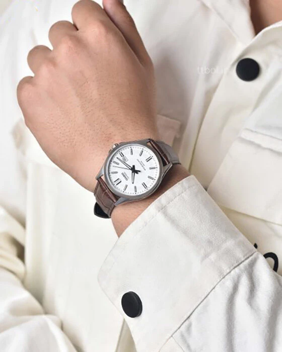 „Casio“ vyriškas laikrodis MTS-100L-7A+ BOX (zd237b) „Sapphire“