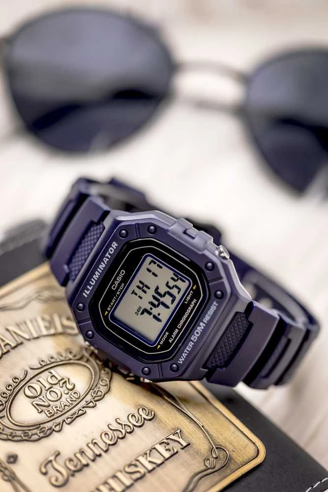 CASIO VYRIŠKAS LAIKRODIS W-218H-2A + DĖŽUTĖ