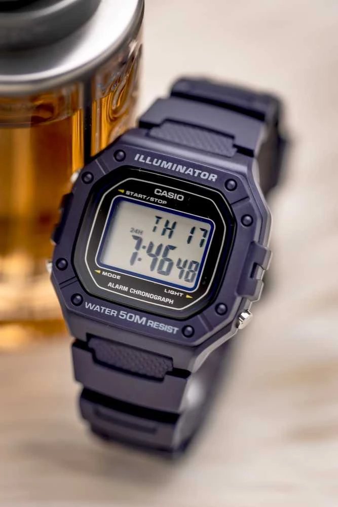 CASIO VYRIŠKAS LAIKRODIS W-218H-2A + DĖŽUTĖ
