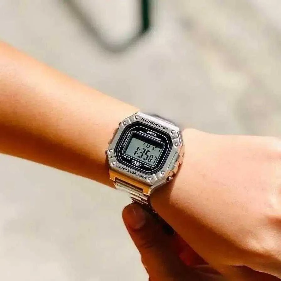 Casio VYRIŠKAS LAIKRODIS W-218HD-1A + DĖŽUTĖ
