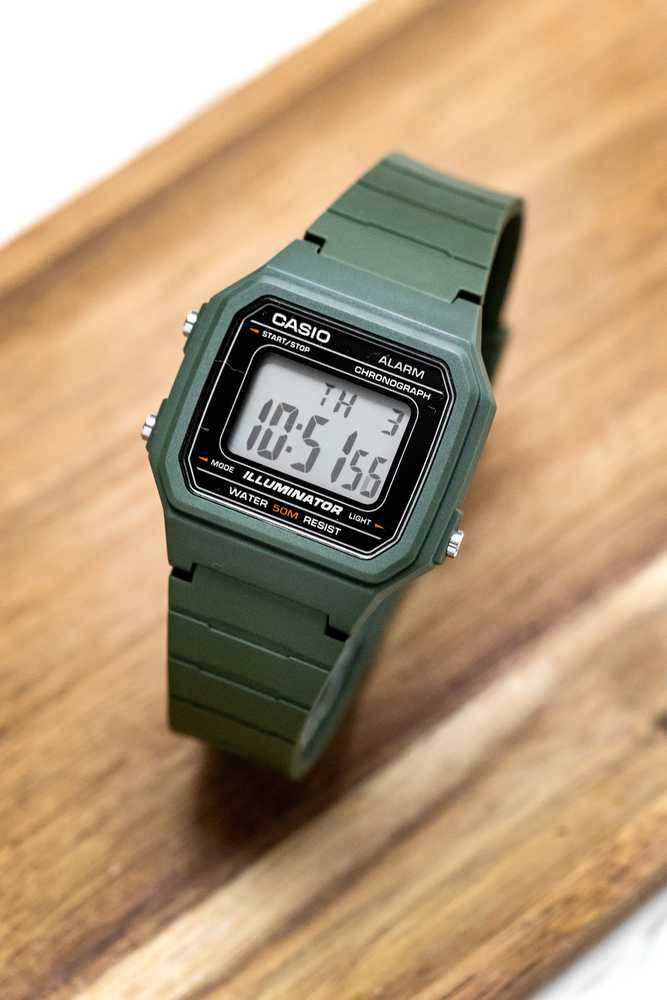 Casio W-217H-3A laikrodis + dėžutė