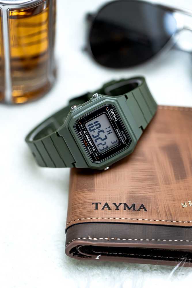 Casio W-217H-3A laikrodis + dėžutė