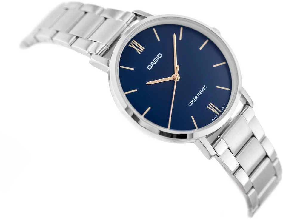 Laikrodis vyrams CASIO MTP-VT01D-2B (zd165c) - KLASYKA + BOX