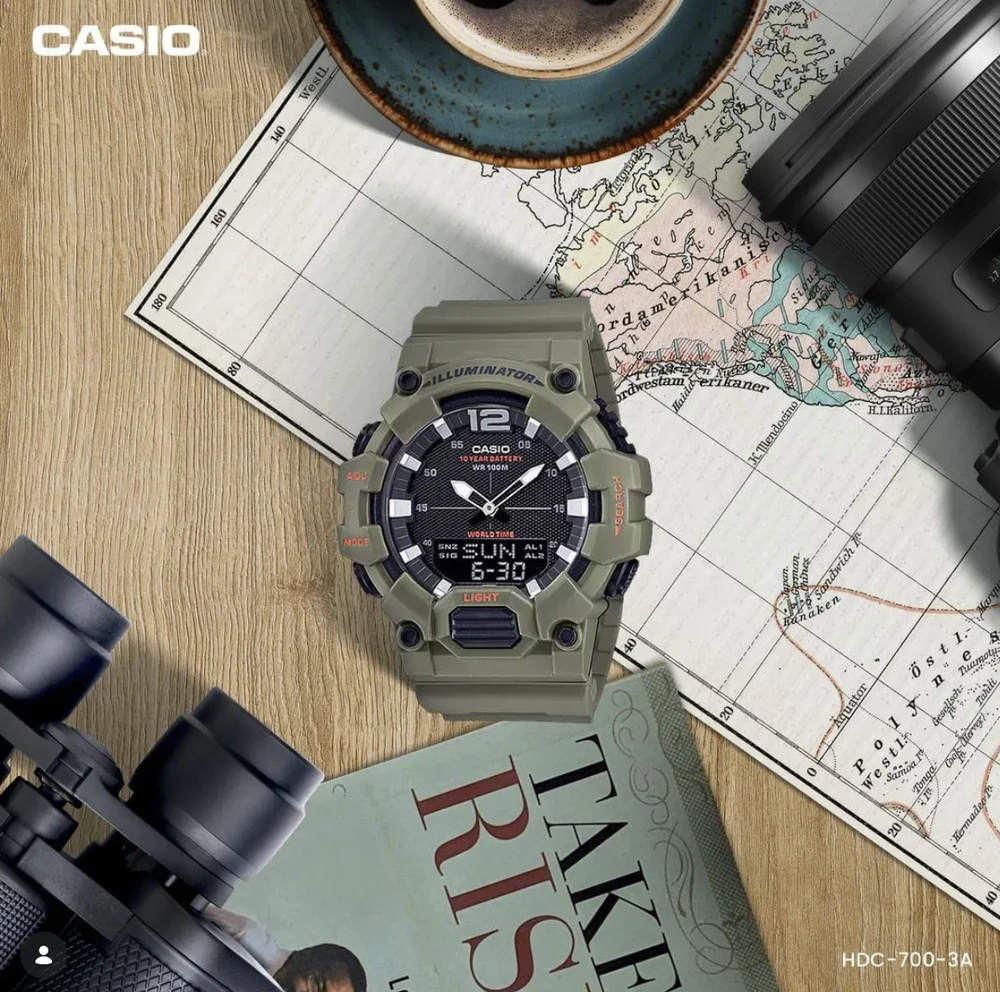 Casio Sportinis laikrodis HDC-700-3A2VEF Žalias