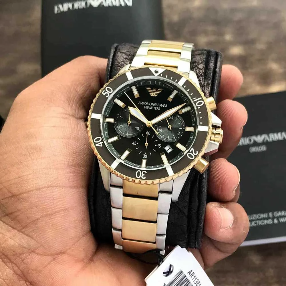 Laikrodis EMPORIO ARMANI AR11361 DIVER MEN'S WATCH (zi035c)