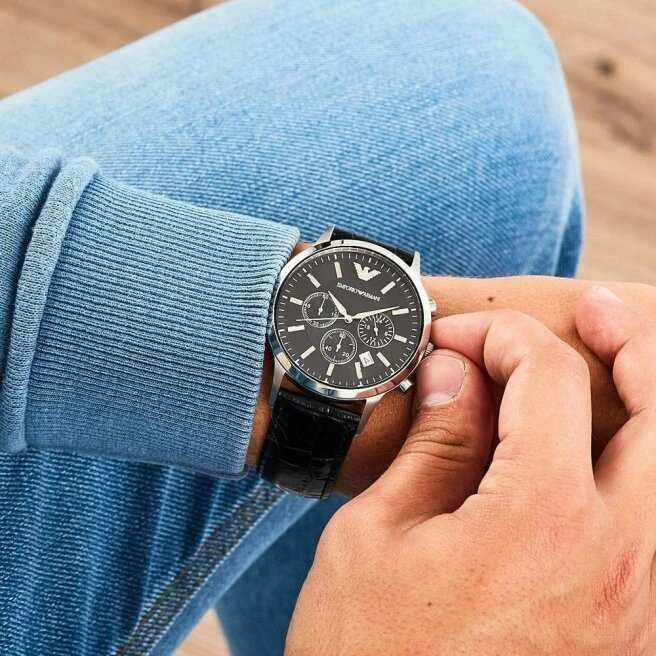 Laikrodis L'Oreal EMPORIO ARMANI AR2447 MEN'S WATCH - RENATO (zi012a)