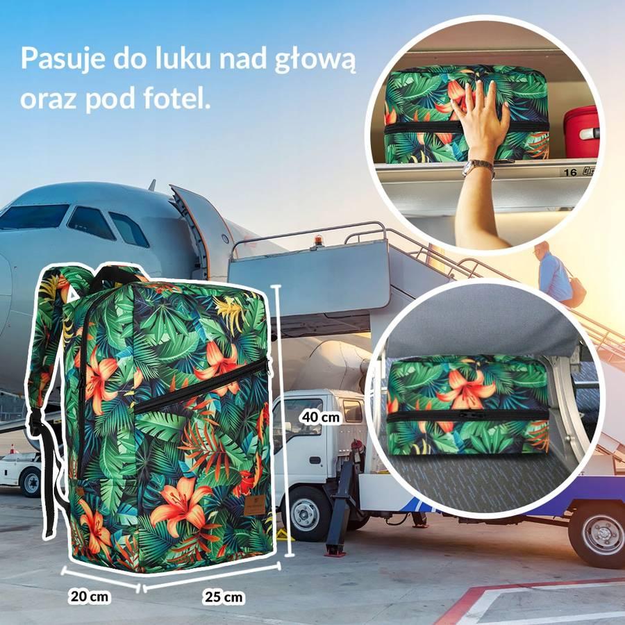 Kuprinė-torba podróżna su laikikliu na walizkę - Peterson