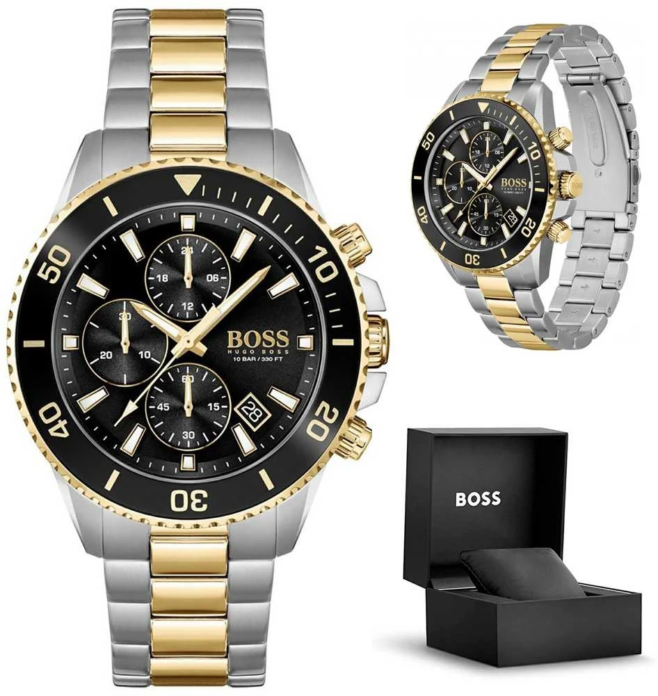 Laikrodis HUGO BOSS MEN'S WATCH 1513908 - ADMIRAL (zh035b)