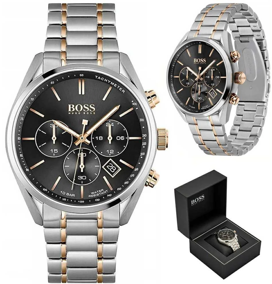 HUGO BOSS vyriškas laikrodis 1513819 CHAMPION (zh052f)