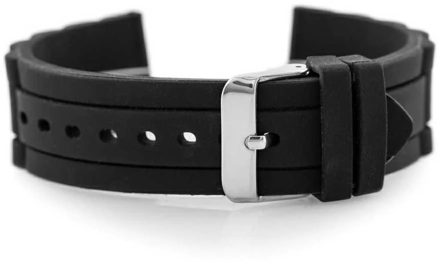 Inny 904B guminė laikrodžio apyrankė - dantyta - 22mm