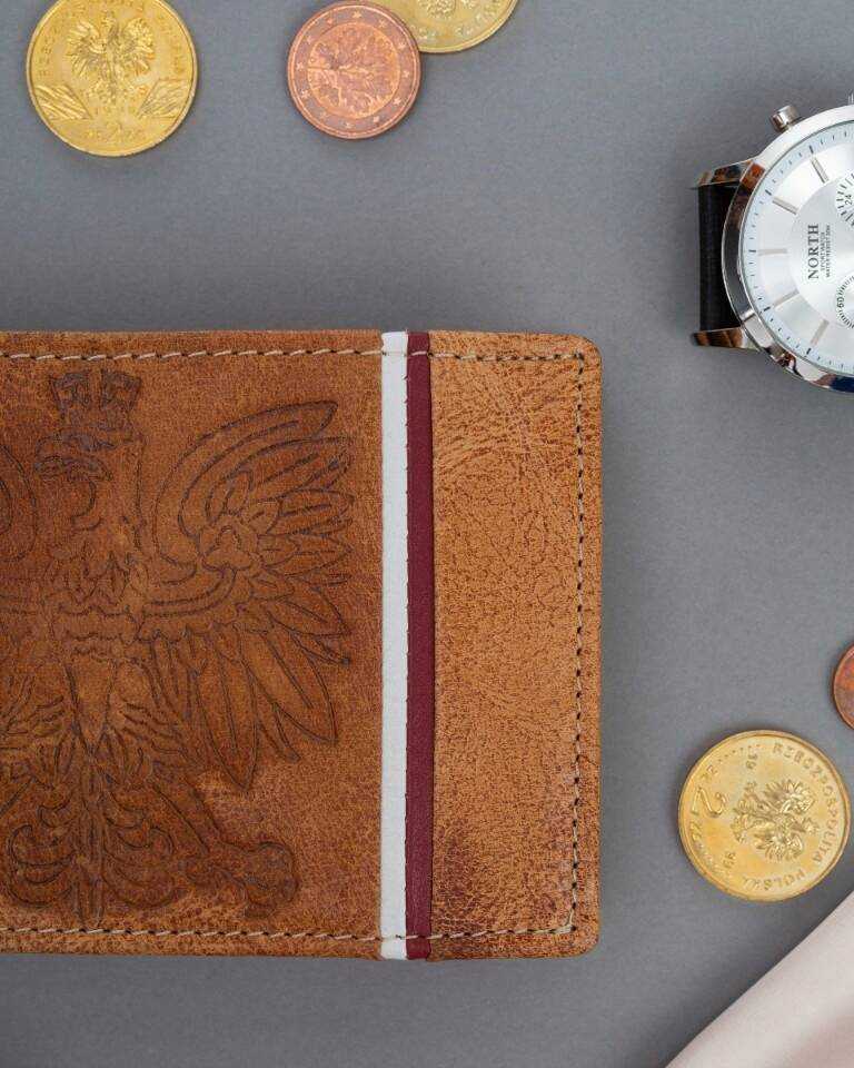 Inny Didelė, patriotinė vyriška piniginė su RFID sistema