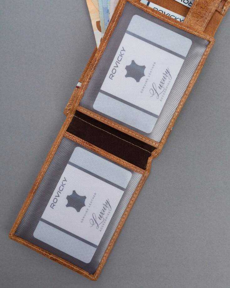 Inny Didelė, patriotinė vyriška piniginė su RFID sistema