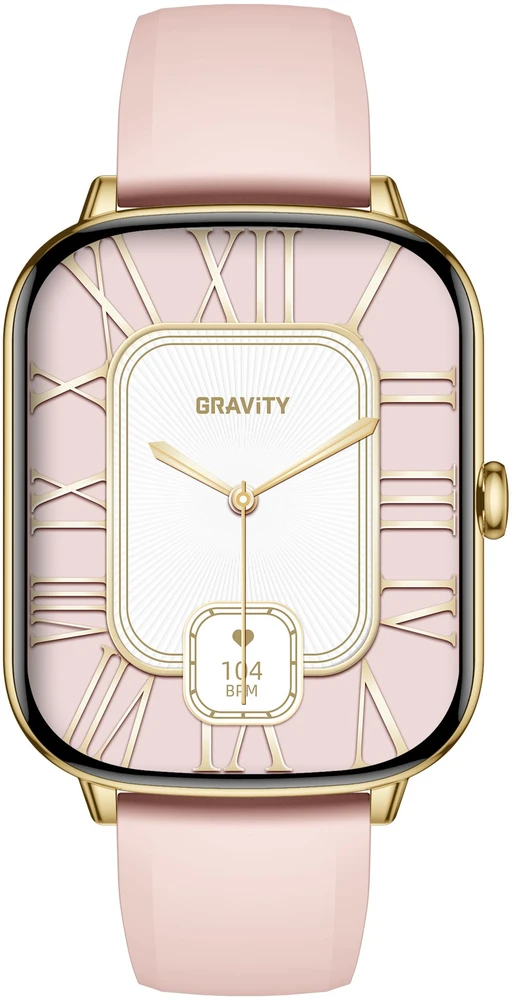 Išmanusis laikrodis DAMSKI GRAVITY GT30-1 - ROZMOWY BLUETOOTH, DODATKOWY PASEK (sg058a)