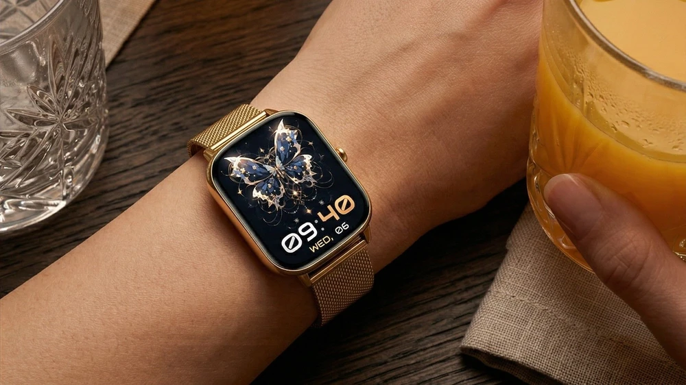 Išmanusis laikrodis DAMSKI GRAVITY GT30-2 - ROZMOWY BLUETOOTH, DODATKOWY PASEK (sg058b)