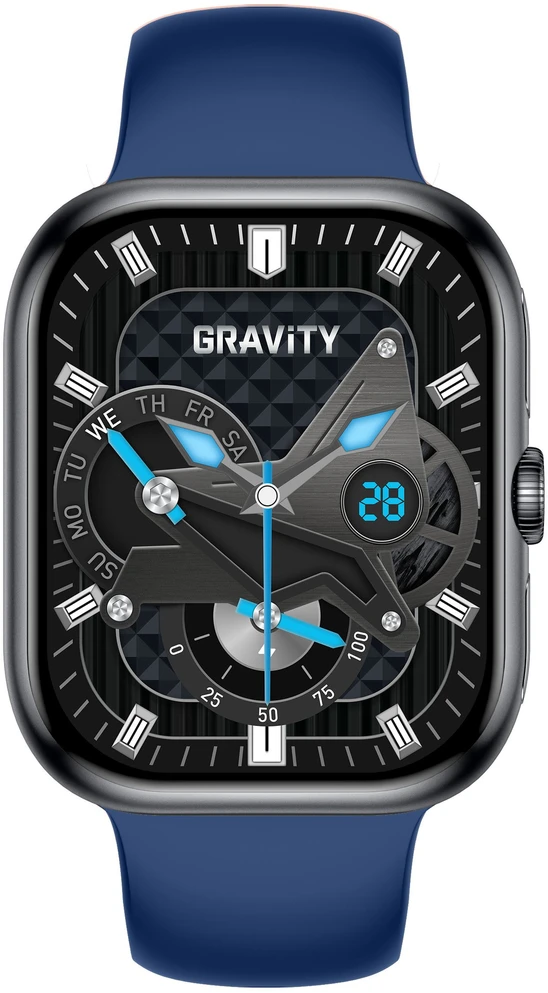Išmanusis laikrodis MĘSKI GRAVITY GT29-2 - ROZMOWY BLUETOOTH, DODATKOWY PASEK (sg057b)