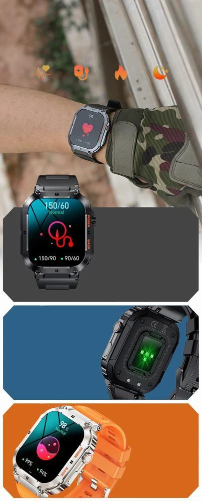 Išmanusis laikrodis vyrams Gravity GT6-6 - Skambinimo funkcija, MONITORIUS SNU (sg020f)