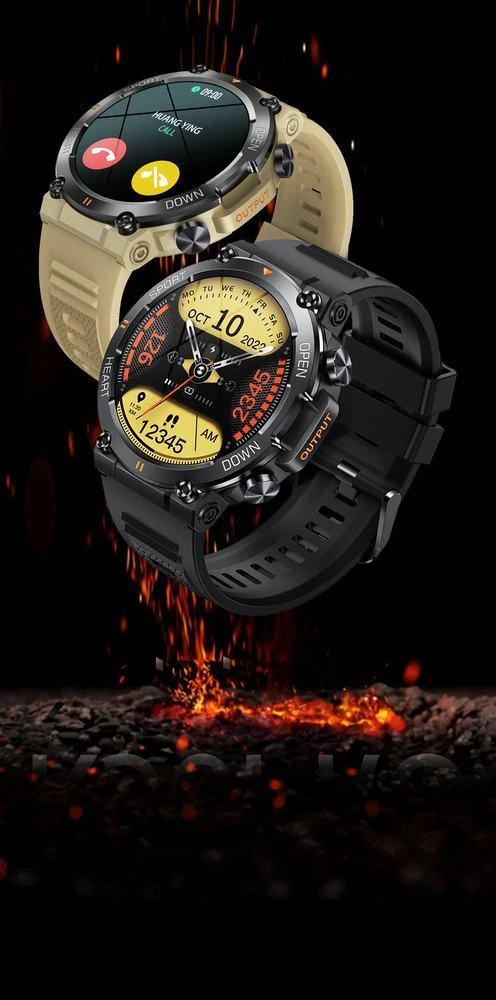 Išmanusis laikrodis Gravity GT7-1 Pro, Juodos spalvos