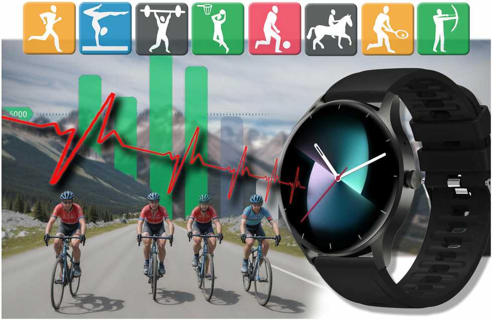 Išmanusis laikrodis Gravity GT2-2, Juodos spalvos