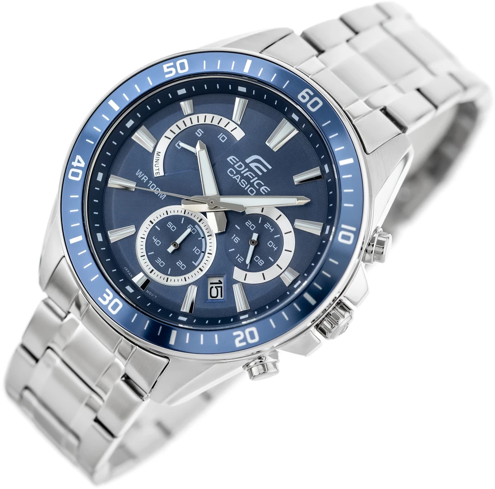 Laikrodis CASIO EDIFICE MEN'S WATCH EFR-552D-2AVUDF - 10ATM (zd094d) + BOX
