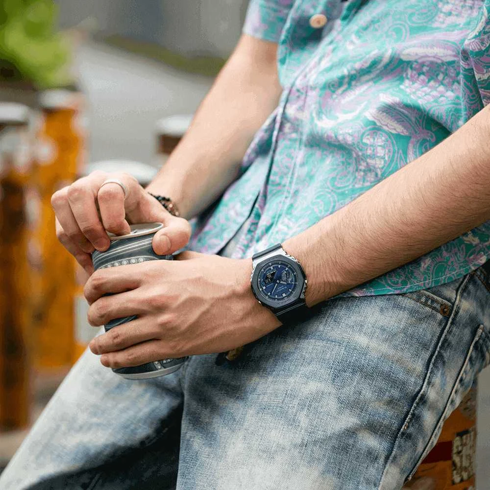 Laikrodis Casio G-SHOCK ORIGIN GM-2100N-2AER METALU Dengtas