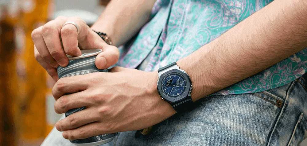 Laikrodis Casio G-SHOCK ORIGIN GM-2100N-2AER METALU Dengtas
