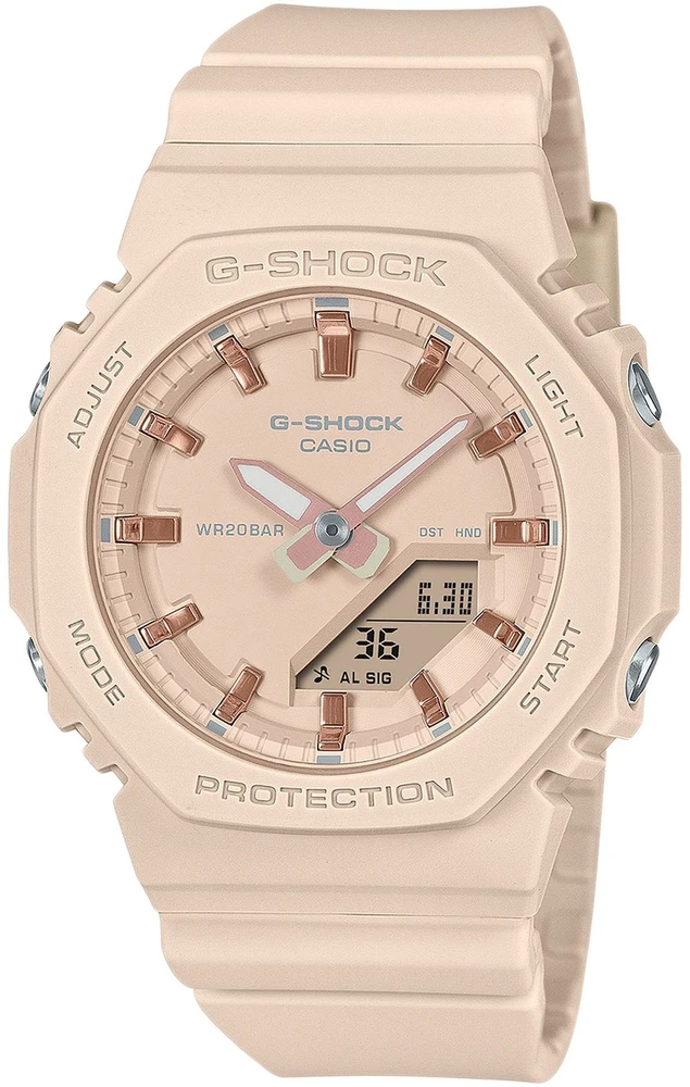 Casio G-shock analoginis-skaitmeninis moteriškas laikrodis GMA-P2100M-4AER