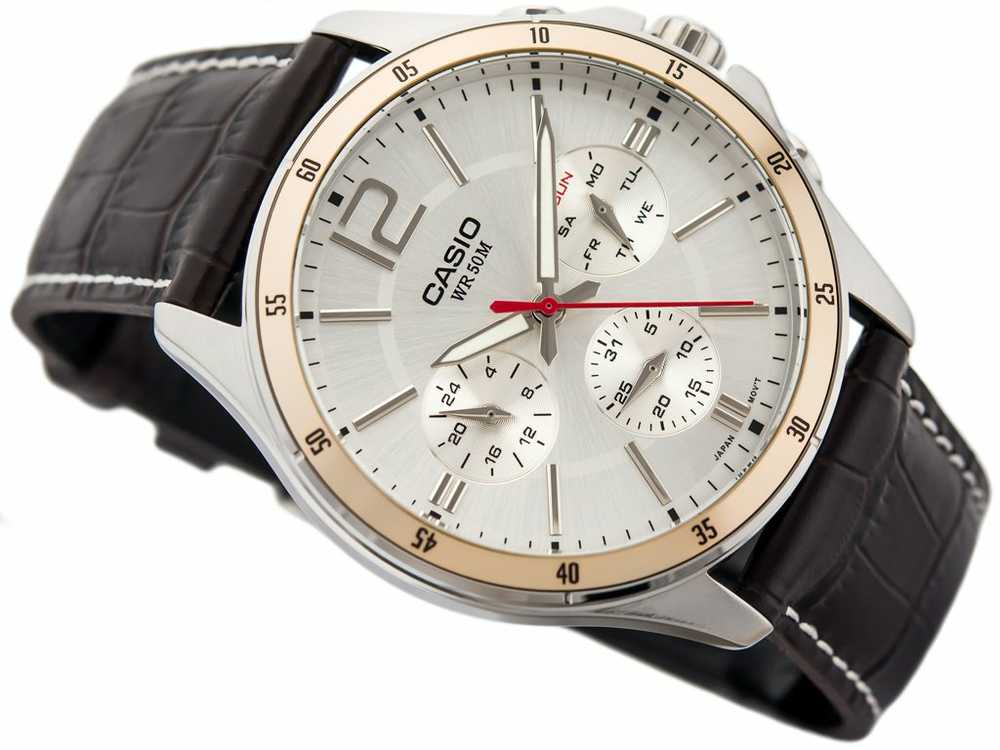 VYRIŠKAS LAIKRODIS CASIO MTP-1374L-7AVDF (zd064a) + DĖŽĖ