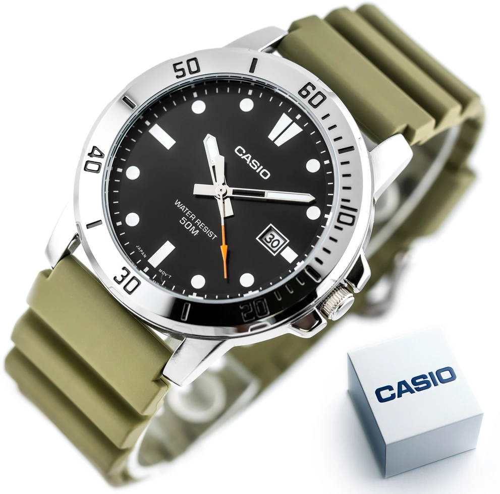 Laikrodis Casio Męski MTP-VD01-3EVUDF + BOX