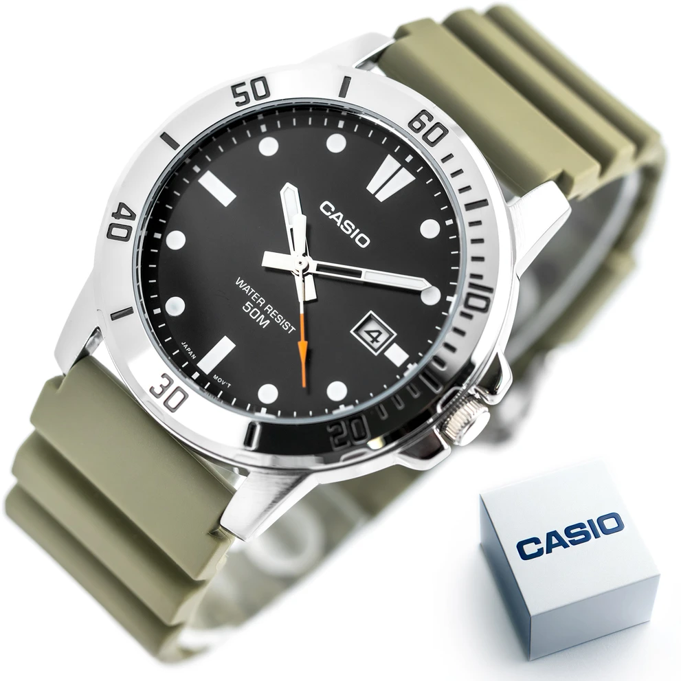 Laikrodis Casio Męski MTP-VD01-3EVUDF + BOX