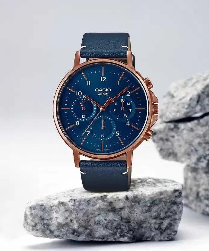 CASIO MTP-E321RL-2A VYRIŠKAS LAIKRODIS (zd190a) + DĖŽUTĖ